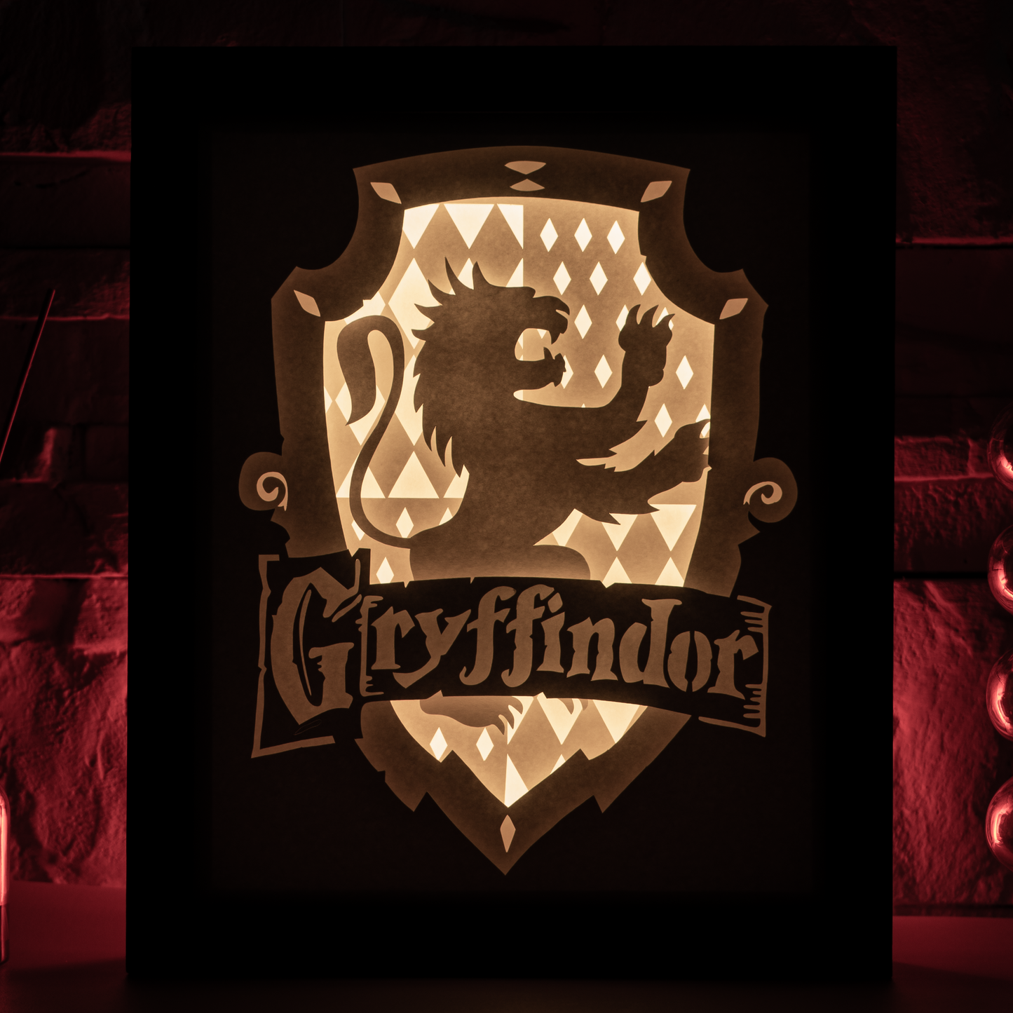 Gryffindor - Diy Lightbox