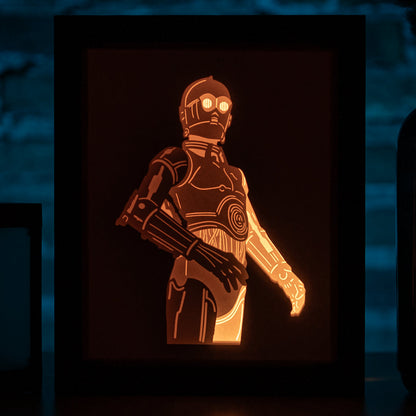 C-3PO - Diy Lightbox