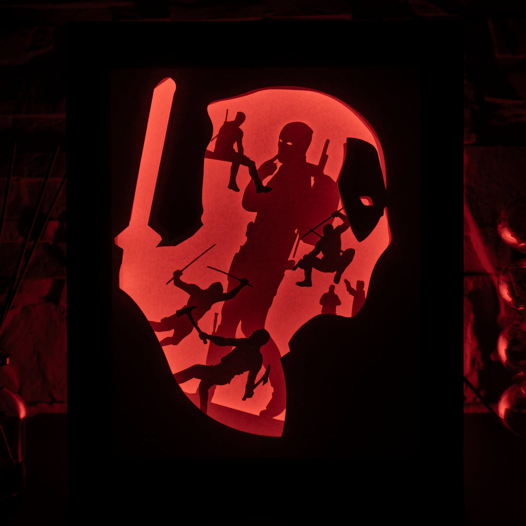 Deadpool - Diy Lightbox
