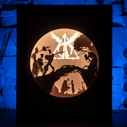 Deathly Hallows - Diy Lightbox
