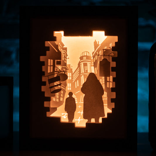 Harry And Hagrid  - Diy Lightbox