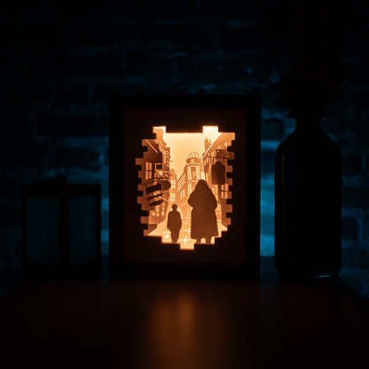 Harry And Hagrid  - Diy Lightbox