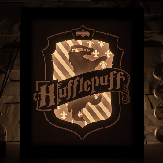 Hufflepuff - Diy Lightbox