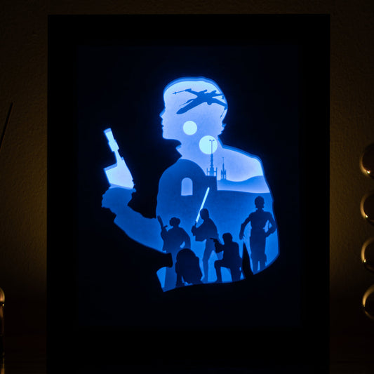 Luke Skywalker - Diy Lightbox