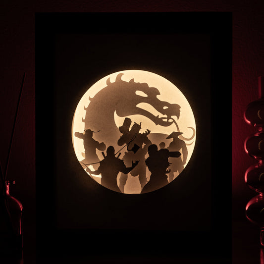 Mortal Kombat - Diy Lightbox