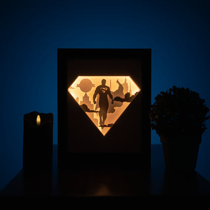 Superman - Diy Lightbox